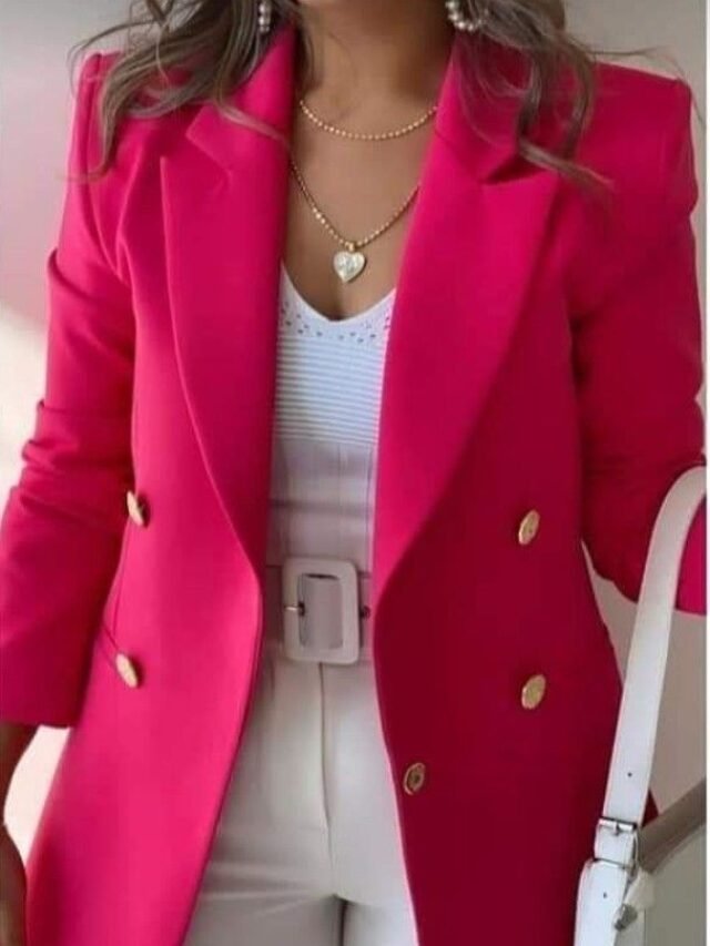 Blazer Pink: Inspirações delicadas e elegantes!